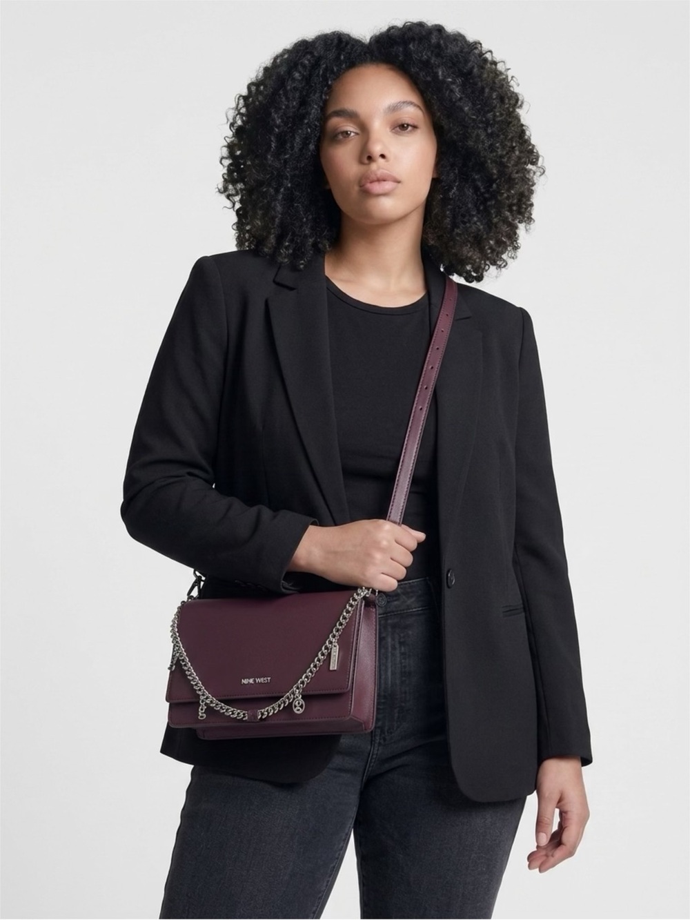 Nine West Cally Flap Crossbody with Chain